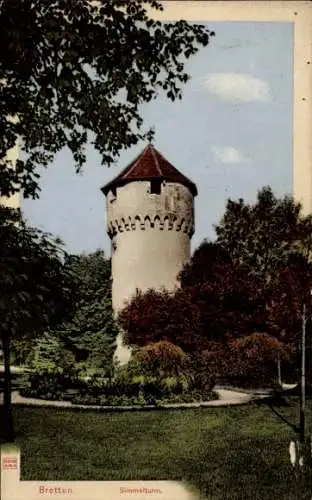 Ak Bretten in Baden, Simmelturm