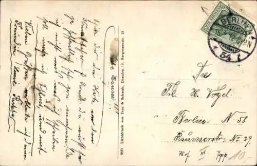 Ak Frank P. Arndt, Kunstfahrer, Fahrrad