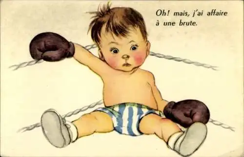 Ak Oh! mais, j'ai affaire à une brute, Boxen, Humor