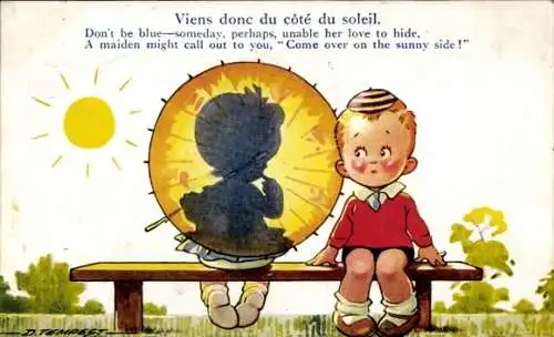 Künstler Ak Tempest, D., Viens donc du côté du soleil