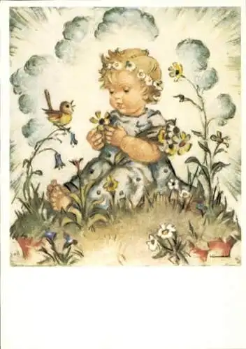 Künstler Ak Hummel, Berta, Daisy Duet, Für Dich