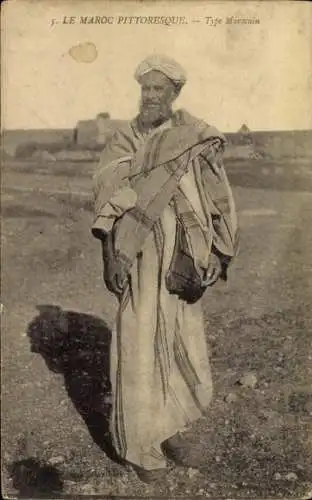 Ak Marokko, einheimischer Marokkaner