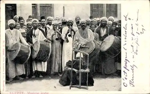 Ak Ägypten, Arabische Musiker