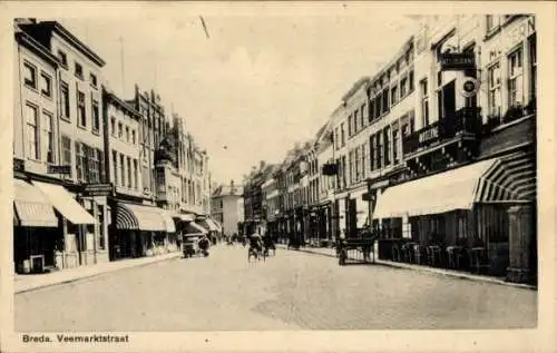 Ak Breda Nordbrabant Niederlande, Veemarktstraat