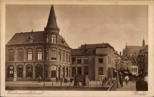 Ak Breda Nordbrabant Niederlande, Tischmarktstraat, Breda