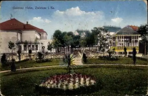 Ak Zwickau in Sachsen, Goldener Helm