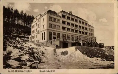 Ak Teplice Teplitz Region Aussig, Spa Bereich, Grand Hotel Klic