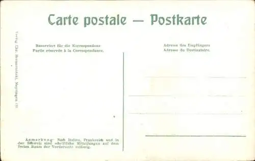 Ak Meiringen Kt. Bern Schweiz, Straßenpartie