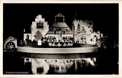 Ak Koblenz Rheinland Pfalz, Operettenfestspiele 1954, Kunstinsel im Wasser