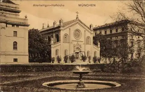 Ak München,  Allerheiligen-Hofkirche