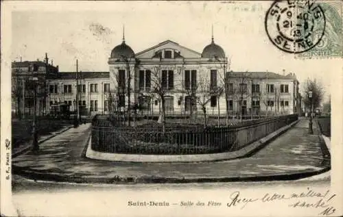 Ak Saint Denis Seine-Saint-Denis, Salle des Fetes