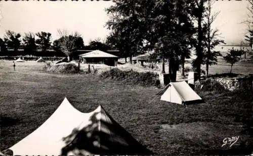 Ak Port Louis Morbihan, Vater Sohn Camp, Zeltplatz