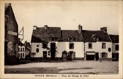 Ak Péaule Morbihan, Messegelände, Place du Champ de Foire