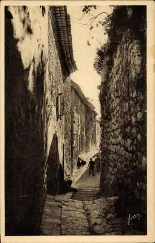 Ak Saint Paul du Var Alpes Maritimes, Vieille Rue