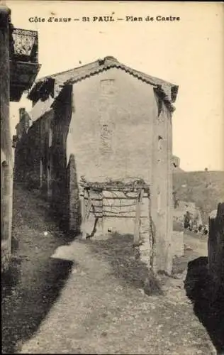Ak Saint Paul du Var Alpes Maritimes, Plan de Castre