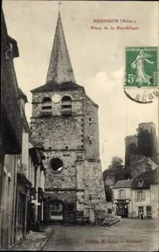 Ak Hérisson Allier, Place de la République, Torturm