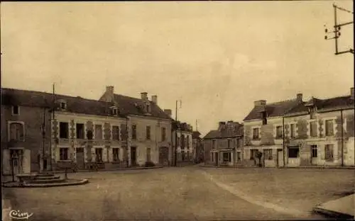 Ak Saint Gervais les Trois Clochers Vienne, Platz