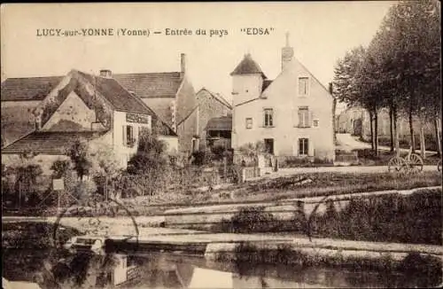 Ak Lucy Yonne, Entree du pays Edsa