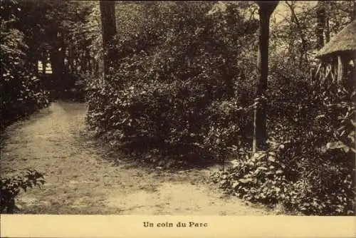 Ak Saint Mandé Val de Marne, Institut Sevigne, Coin du Parc