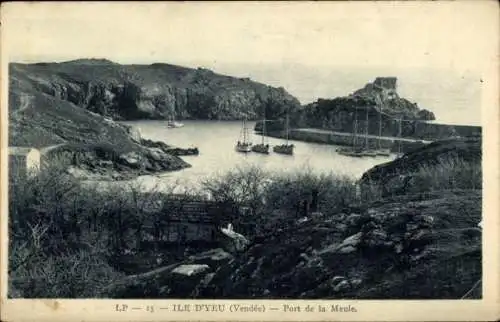 Ak Île d’Yeu Vendée, Port de la Meule