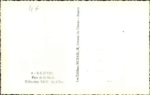 Ak Île d’Yeu Vendée, Port de la Meule