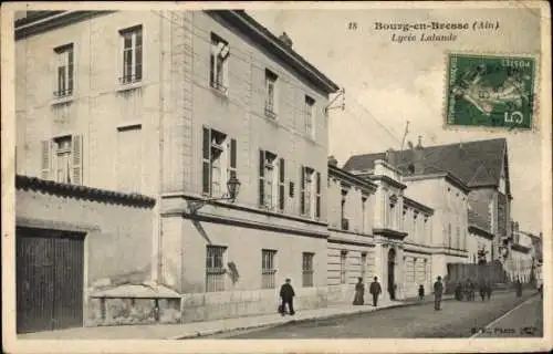 Ak Bourg en Bresse Ain, Lycee Lalande