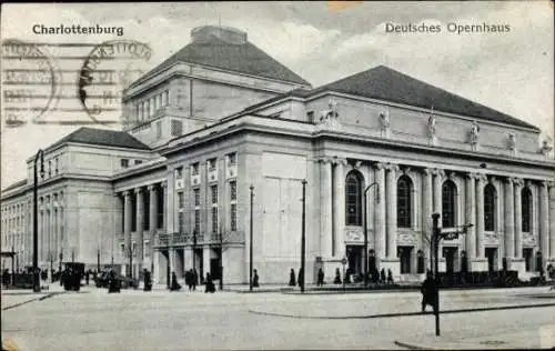 Ak Berlin Charlottenburg, Deutsches Opernhaus