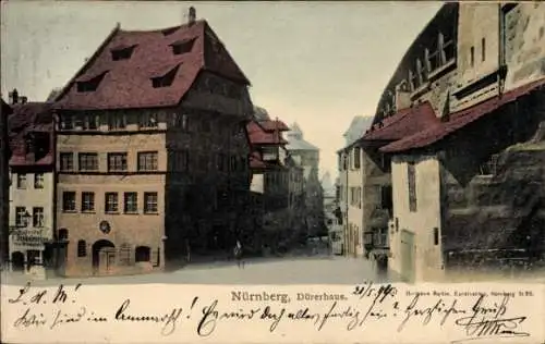 Ak Nürnberg,  Dürerhaus