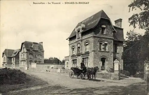 Ak Saint Enogat Dinard Ille et Vilaine, Beauvallon, La Vicomté