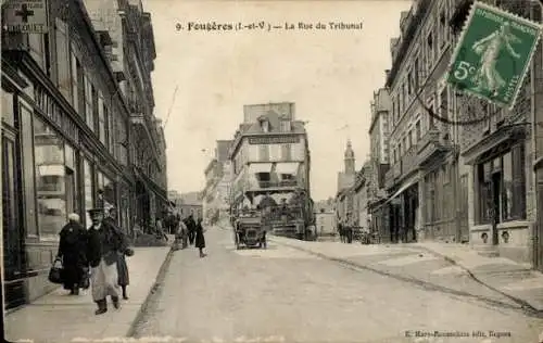 Ak Fougères Ille et Vilaine, Rue du Tribunal