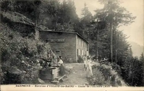 Ak Uriage les Bains Isère, Chalet de la Oursière