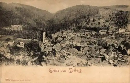 Ak Triberg im Schwarzwald, Panorama