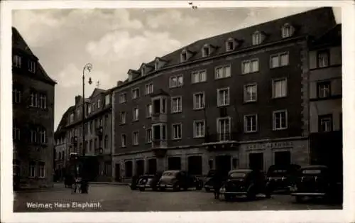 Ak Weimar in Thüringen, Haus Elephant