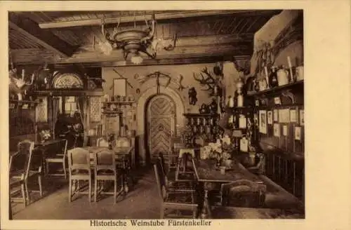 Ak Weimar in Thüringen, Historische Weinstube Fürstenkeller