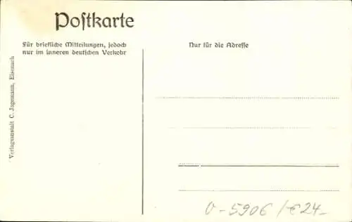 Ak Ruhla in Thüringen, Partie in der Köhlergasse