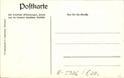 Ak Ruhla in Thüringen, Partie in der Köhlergasse