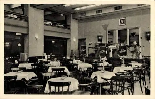 Ak Mühlhausen in Thüringen, Central-Palast-Cafe, Bes. Ferd. Tapella