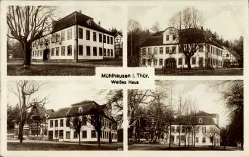 Ak Mühlhausen in Thüringen, Weißes Haus