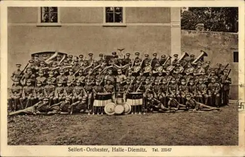 Ak Diemitz Halle an der Saale, Seifert-Orchester