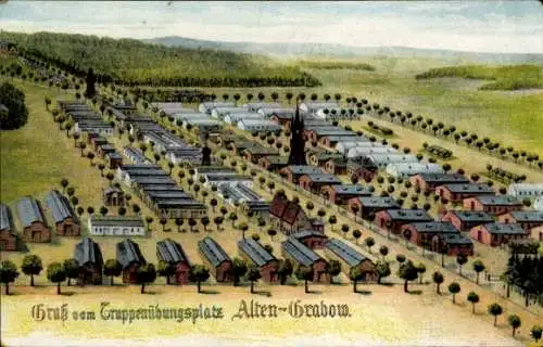 Ak Altengrabow Möckern, Truppenübungsplatz