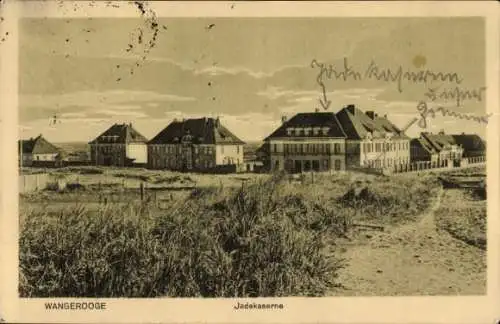 Ak Nordseebad Wangerooge in Ostfriesland, Jadekaserne