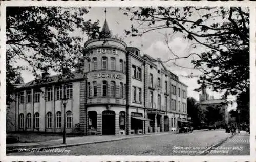 Ak Bitterfeld in Sachsen Anhalt, Hotel Döring