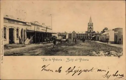 Ak Pretoria Südafrika, Blick auf den Platz