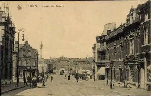 Ak Charleroi Wallonien Hennegau, Avenue des Viaducs