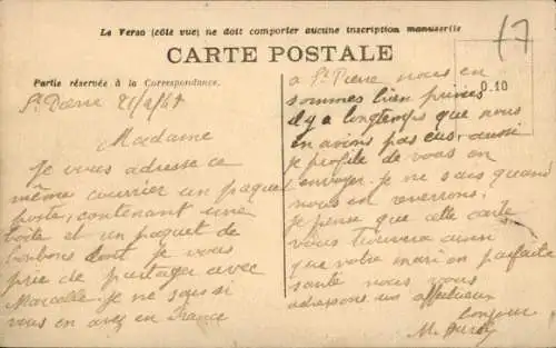 CPA Saint-Pierre-et-Miquelon, Travail de la glace, Le Sciage