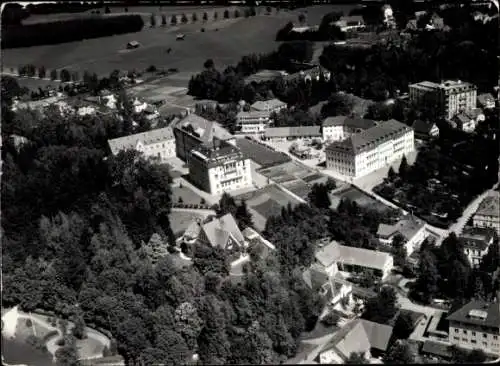 Ak Einsiedeln Kanton Schwyz Schweiz, Kloster Einsiedeln, Das Bild zeigt eine Luftaufnahme des ...
