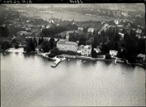 Ak Lindau am Bodensee Schwaben, Blick auf die Insel Lindau im Bodensee
