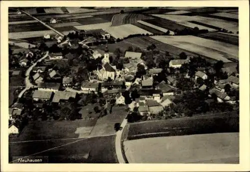 Ak Neuhausen Offenberg in Niederbayern, Fliegeraufnahme