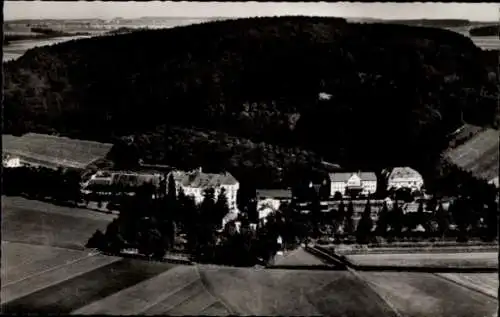 Ak Jordanbad Biberach an der Riß  Oberschwaben Württemberg, Luftaufnahme von  Kneipp'sche Kuranst