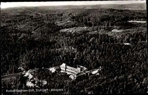 Ak Stuttgart in Württemberg, Fliegeraufnahme, Rudolf-Sophien-Stift
